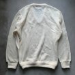 画像2: 【S/M】70s-80s IZOD LACOSTE Vネック アクリルニット セーター 白■ビンテージ オールド アメリカ古着 USA製 ラコステ ワンポイント  (2)