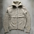 画像1: 【XS or Ladies】80s LL BEAN ドライバーズニット ウールセーター グレー■ビンテージ オールド アメリカ古着 エルエルビーン レディース (1)