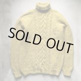 画像: 【M/L】60s Brooks Brothers ウール タートルネックセーター 緑系■ビンテージ オールド アメリカ古着 ブルックスブラザーズ ニット