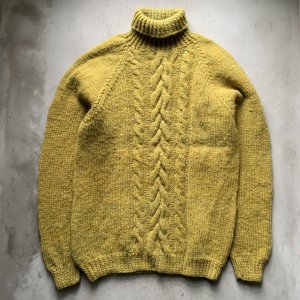 画像: 【M/L】60s Brooks Brothers ウール タートルネックセーター 緑系■ビンテージ オールド アメリカ古着 ブルックスブラザーズ ニット