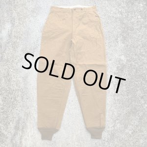 画像: 【W31】60s-70s RED HEAD 裾リブ ハンティングパンツ ブラウンダック地 茶色■ビンテージ オールド アメリカ古着 レッドヘッド
