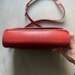 画像4: 【20cm×29cm】COACH オールドコーチ レザーバッグ レッド 赤■ビンテージ ショルダーバッグ レディース カバン (4)