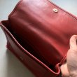 画像7: 【20cm×29cm】COACH オールドコーチ レザーバッグ レッド 赤■ビンテージ ショルダーバッグ レディース カバン (7)