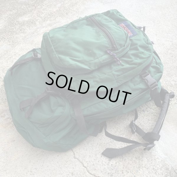 画像2: 【65cm×45cm】90s JANSPORT 2WAY リュックサック バッグ 緑■ビンテージ オールド アメリカ古着 ジャンスポーツ アウトドア 特大サイズ (2)