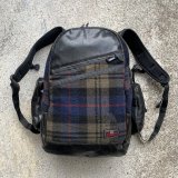 画像: 【51cm×42cm】SALE!! BURTON×JOHNSON レザー×ウール リュックサック■アメリカ古着 バートン×ジョンソン バッグ