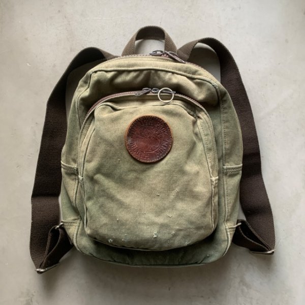 画像1: 【35cm×32cm】USA製 DULUTH PACK キャンバス地 リュックサック バッグ■ビンテージ オールド アメリカ古着 デイパック (1)