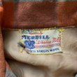 画像3: 【S/M or Ladies】40s-50s MERRILL ボックス ウールシャツジャケット オレンジチェック■ビンテージ アメリカ古着 オープンカラー (3)