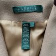 画像3: 【Ladies or XS】SALE!! LAUREN ウール テーラードジャケット ベージュ■ビンテージ オールド レトロ アメリカ古着 ラルフローレン  (3)