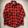 画像6: 【L】USA製 FROSTPROOF 長袖ウールシャツ 赤黒■ビンテージ オールド レトロ アメリカ古着 70s/80s バッファローチェック (6)