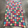 画像2: 【225cm×142cm】かぎ針編み ブランケット スクエア■ビンテージ アメリカ雑貨 大判 アクリル ラグ インテリア グラニー ニット コタツ (2)