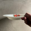 画像4: 【21.5cm】イングランド製 JAJ PYREX ミルクガラス プレート 薔薇■ビンテージ アンティーク 雑貨 お皿 パイレックス No.3 (4)