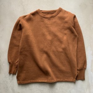 画像: 【Ladies】SALE!! ハンガリー軍 後染め スウェット ブラウン 茶色■ビンテージ オールド ヨーロッパ古着 ユーロミリタリー レディース