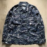 画像: 【L-Regular】米軍実物 NWU ジャケット デジカモ ネイビー■ビンテージ オールド アメリカ古着 ミリタリー USN US NAVY No.4