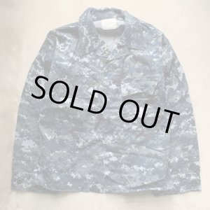 画像: 【S-XX SHORT】米軍実物 NWU ジャケット デジカモ ネイビー■ビンテージ オールド アメリカ古着 ミリタリー USN US NAVY No.1