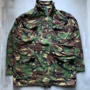 画像: 【XL 180/104】イギリス軍 DPM コンバットスモック 緑 迷彩■ヨーロッパ古着 ユーロミリタリー カモ柄 リップストップ ジャケット オールド