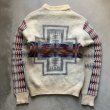 画像8: 【Ladies】70s USA製 Pendleton ネイティブ柄 ウールセーター 生成り色■ビンテージ オールド アメリカ古着 レディース ペンドルトン (8)