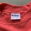 画像4: 【L】USA製 80s HANES Γφβ ソロリティ コットン×アクリル ラグランスウェット ピンク■ビンテージ オールド アメリカ古着 ヘインズ (4)