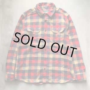 画像: 【L/XL】Woolrich ヘビーネルシャツ 赤チェック■ビンテージ オールド アメリカ古着 2000s Y2K ウールリッチ ビッグサイズ No.2