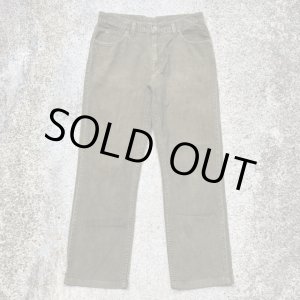 画像: 【W34(W32相当)】Lee コーデュロイパンツ オリーブ カーキ■古着 ストレート ユーロ ヨーロッパ リー
