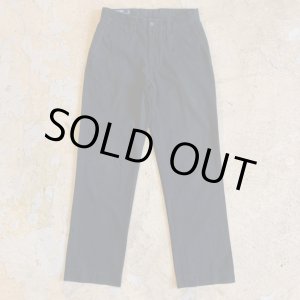 画像: 【W32】Polo Ralph Lauren ノータック コットン チノパンツ ブラック 黒■ビンテージ オールド アメリカ古着 2000s ポロラルフローレン