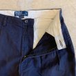 画像3: 【W31】Polo Ralph Lauren 2タック コットン チノパンツ ネイビー■ビンテージ オールド アメリカ古着 2000s ポロラルフローレン ハモンド (3)