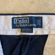 画像5: 【W32】Polo Ralph Lauren 2タック コットン チノパンツ ネイビー■ビンテージ オールド アメリカ古着 2000s ポロラルフローレン ハモンド (5)