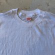 画像2: 【M/L】80s USA製 デッドストック Healthknit 無地Tシャツ 白■ビンテージ アメリカ古着 ヘルスニット コットン シングルステッチ (2)