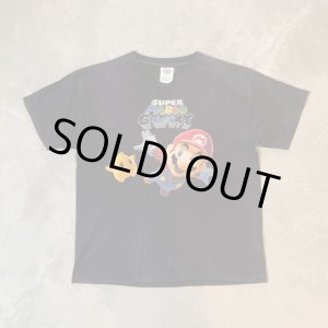 画像: 【Boys or Ladies】2000s スーパーマリオギャラクシー プリントTシャツ ブラック 黒■ビンテージ オールド アメリカ古着 ゲーム