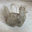 画像1: 【28.0cm】ニワトリ ワイヤーバスケット 卵入れ■ビンテージ アンティーク アメリカ雑貨 ワイヤーアート インテリア 鶏 (1)