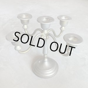画像: 【19.8cm】キャンドルスタンド 5本立て 燭台■ビンテージ アンティーク アメリカ雑貨 インテリア ロウソク 香港製 No.1