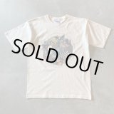 画像: 【S or Ladies】2000s GILDAN 動物 プリントTシャツ■ビンテージ オールド アメリカ古着 ギルダン コットン 象 ゴリラ トラ キリン
