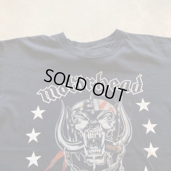 画像2: 【L/XL】2000s「motorhead」バンドTシャツ ブラック 黒■ビンテージ オールド アメリカ古着 anvil コットン モーターヘッド ツアー ロック (2)