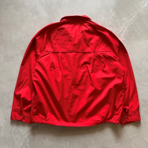 画像2: 【XL】60s Tamarack オールコットン ハリントンジャケット スウィングトップ 赤■ビンテージ オールド アメリカ古着 ドリズラー ワッペン (2)