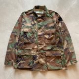 画像: 【M-Regular】90s ウッドランドカモ コンバットジャケット 迷彩■ビンテージ オールド アメリカ古着 ミリタリー サバゲー 米軍実物