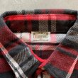 画像4: 【M/L】美品 90s USA製 FIVE BROTHER ヘビーネルシャツ 赤黒白チェック■ビンテージ オールド アメリカ古着 ファイブブラザー (4)