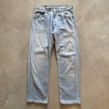 画像: 【W30】90s USA製 Levi's 501 デニムパンツ アイスブルー■ビンテージ アメリカ古着 リーバイス ボタンフライ ジーパン オリジナル