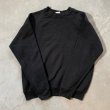 画像6: 【S/M】メキシコ製 2000s フルーツオブザルーム ラグランスウェット ブラック 黒無地■ビンテージ オールド アメリカ古着 レディース (6)
