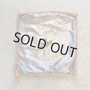 画像: 【43cm×41cm】40s WW2 US NAVY 刺繍 ピローケース クッションカバー■ビンテージ アンティーク シービーズ ミリタリー 米軍 マリン