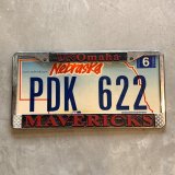 画像: 【15.6cm×31.0cm】2000s NEBRASKA アメ車 ナンバープレートセット■ビンテージ アンティーク アメリカ雑貨 ブリキ看板 ガレージ