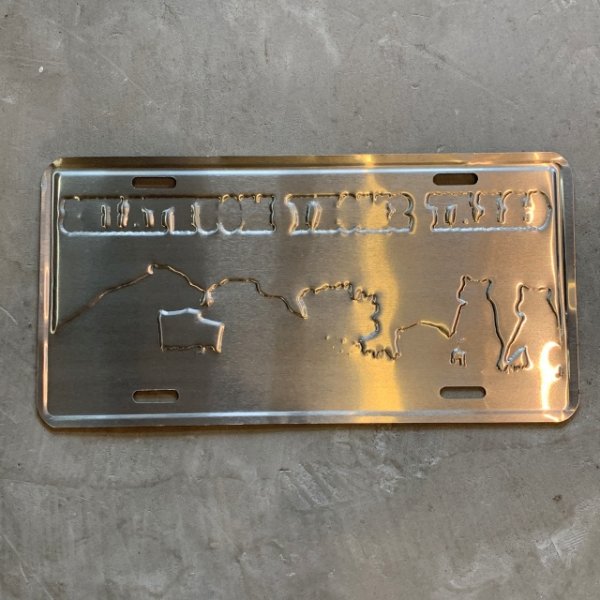 画像4: 【15.2cm×30.0cm】GREAT SMOKY MOUNTAINS 国立公園 サイン ナンバープレート■ビンテージ アンティーク アメリカ雑貨 ブリキ看板 熊 動物 (4)