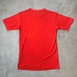 画像2: 【S/M】80s USA製 ハードロックカフェ プリントTシャツ 赤■ビンテージ オールド アメリカ古着 ニューヨーク シングルステッチ (2)