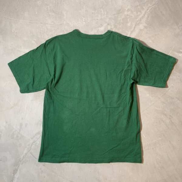 画像2: 【M】Champion プリントTシャツ グリーン 緑■ビンテージ オールド アメリカ古着 2000s チャンピオン オールコットン (2)