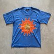 画像1: 【Boys or Ladies】90s USA製 SUN プリントTシャツ 青■ビンテージ アメリカ古着 レディース 子供服 シングルステッチ デイキャンプ (1)