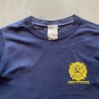 画像4: 【S】HAWAIIAN FIRE FIGHTER ハワイ州 消防士 プリントTシャツ ネイビー ナス紺■ビンテージ 2000s アメリカ古着 レディース コットン (4)