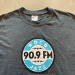 画像2: 【M】WDCB 90.9FM JAZZ ラジオ番組 プリントTシャツ グレー■アメリカ古着 シカゴ GILGAN ギルダン 綿ポリ (2)