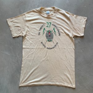 画像: 【L(S相当)】70s-80s USA製 Ched 27th Lancers プリントTシャツ■ビンテージ オールド アメリカ古着 シングルステッチ ミリタリー