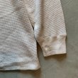画像9: 【XL/XXL】USA製 NORTHWEST オールコットン サーマルシャツ 白■ビンテージ アメリカ古着 アンダーウェア インナー ロンT ワッフル 90s (9)