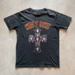 画像1: 【L】GUNS N' ROSES バンドTシャツ ブラック 黒■アメリカ古着 ガンズアンドローゼズ アペタイト・フォー・ディストラクション ロック (1)