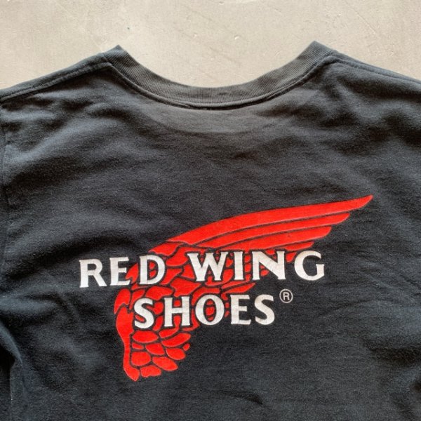 画像2: 【XS or Ladies】RED WING プリントTシャツ ブラック 黒■ビンテージ オールド アメリカ古着 レディース 2000s レッドウイング コットン (2)