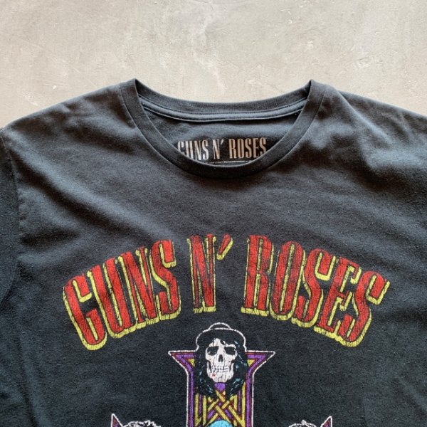 画像2: 【L】GUNS N' ROSES バンドTシャツ ブラック 黒■アメリカ古着 ガンズアンドローゼズ アペタイト・フォー・ディストラクション ロック (2)